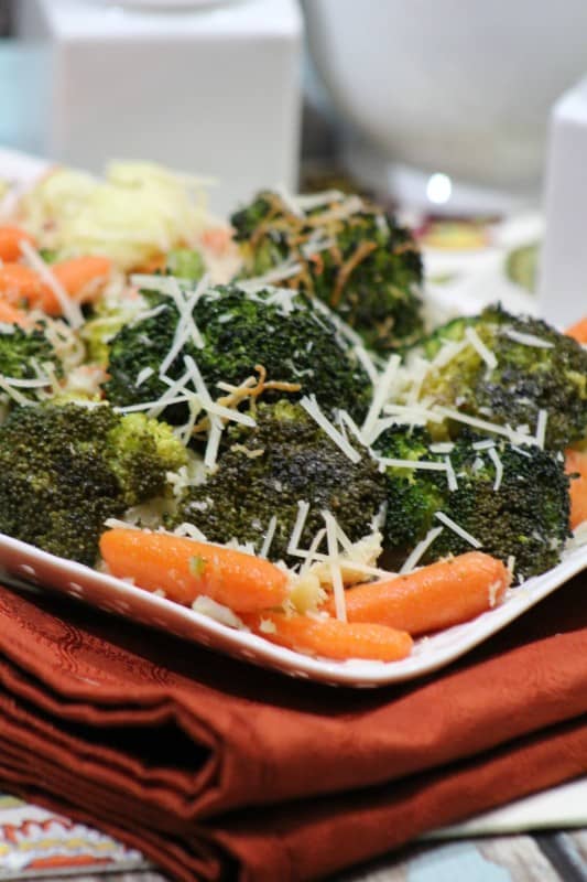 If you struggle to get your kids to eat vegetables, this Parmesan Roasted Veggies recipe is the perfect solution. With tons of great nutrient-dense vegetables and great flavors kids won't complain when you add this to their plate. - Teaspoon Of Goodness