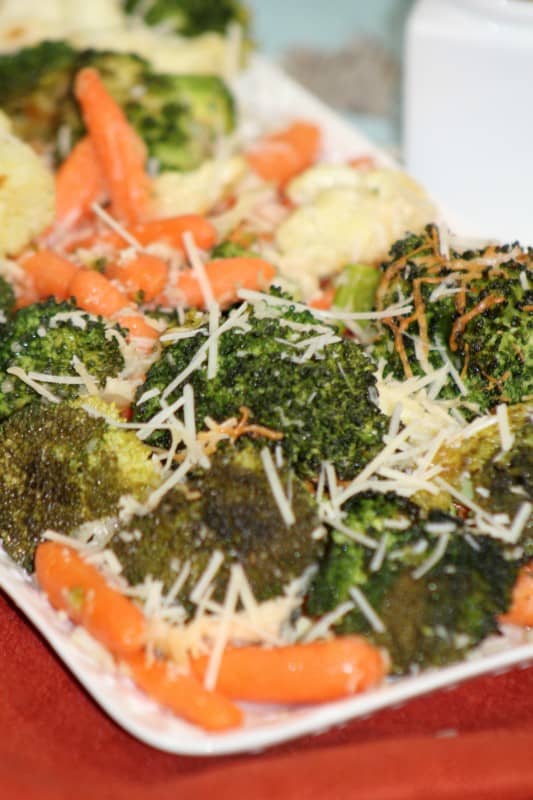 If you struggle to get your kids to eat vegetables, this Parmesan Roasted Veggies recipe is the perfect solution. With tons of great nutrient-dense vegetables and great flavors kids won't complain when you add this to their plate. - Teaspoon Of Goodness