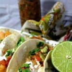 A good shrimp taco just can't be beat, and this Chipotle Shrimp Taco with an easy cream sauce is an ideal choice for a light meal everyone will love. - Teaspoon Of Goodness