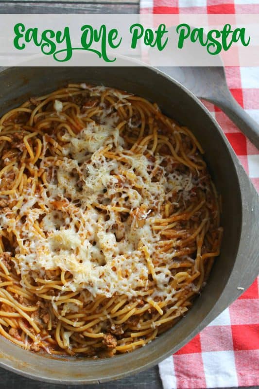 Busy nights call for quick meals and I often need to cut corners without cutting out the quality and flavor of my meals - a one pot pasta dinner to the rescue! - Teaspoon of Goodness