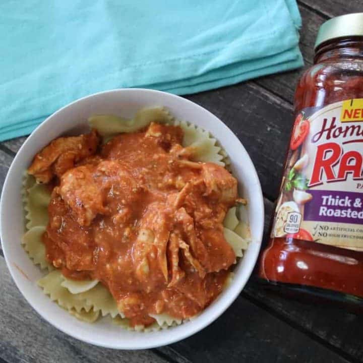 Teaspoon Of Goodness - 4 Ingredient Creamy Chicken Pasta Bake