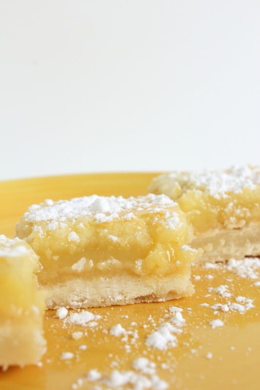 There is nothing more classic for a delicious sweet treat than a Lemon Bars Recipe. This easy and tasty dessert is one that everyone remembers having at some point in their childhood. - Teaspoon of Goodness