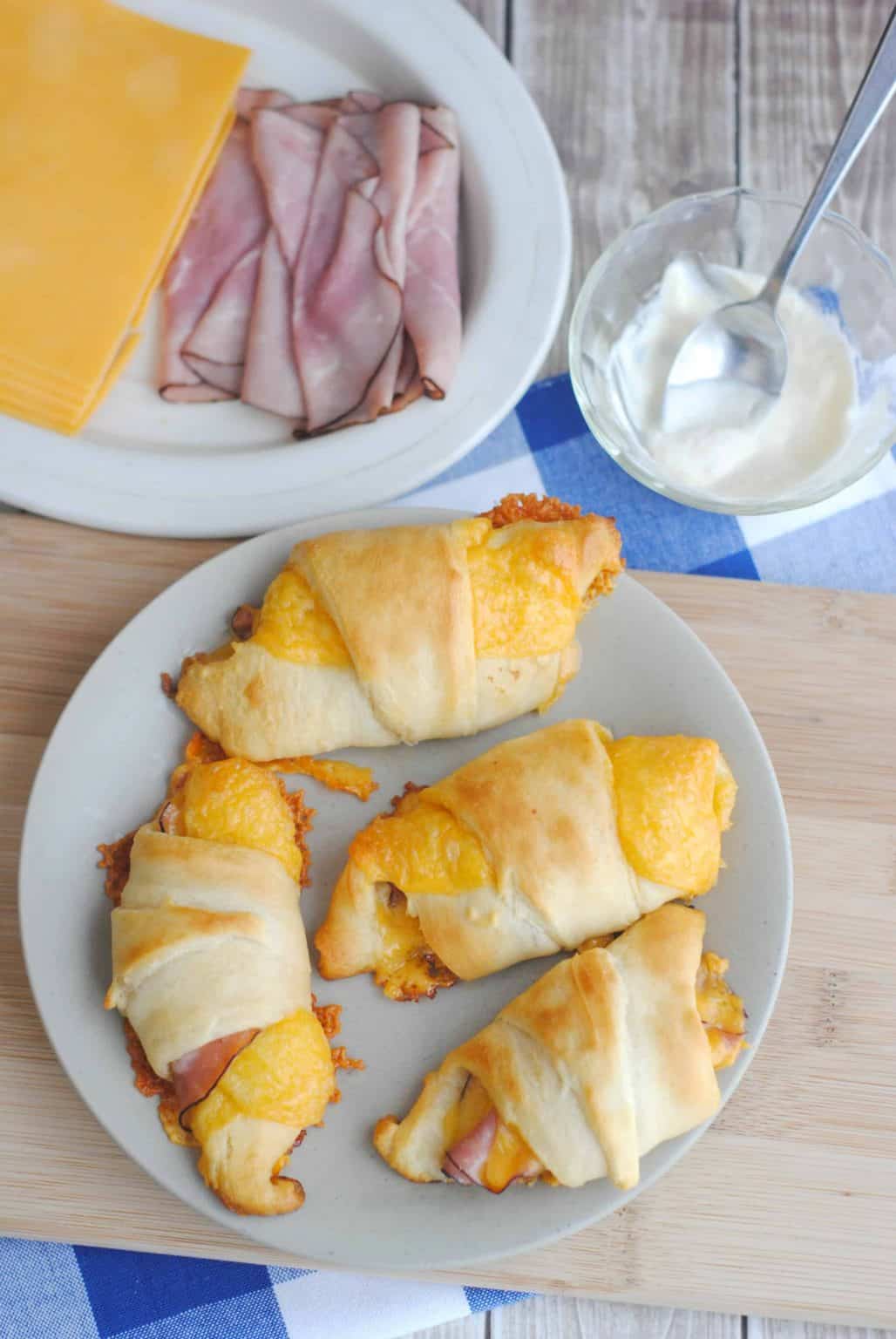 Ham & Cheese Croissant With A Twist Teaspoon Of Goodness