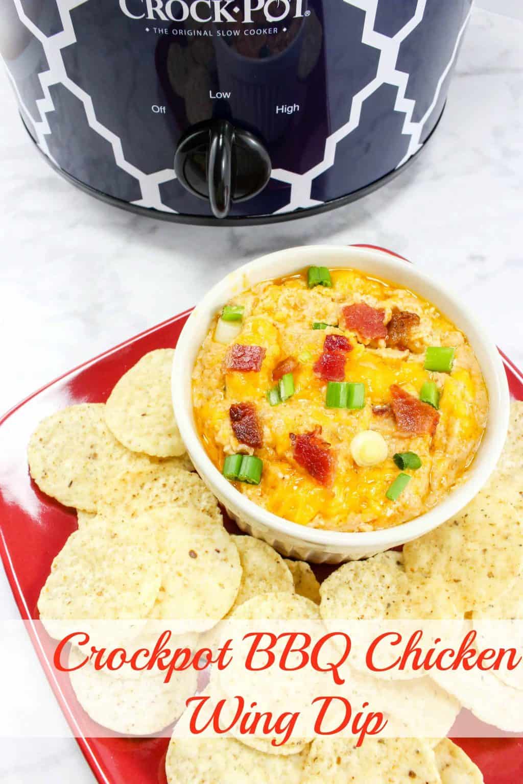 Crockpot BBQ Chicken Wing Dip Teaspoon Of Goodness