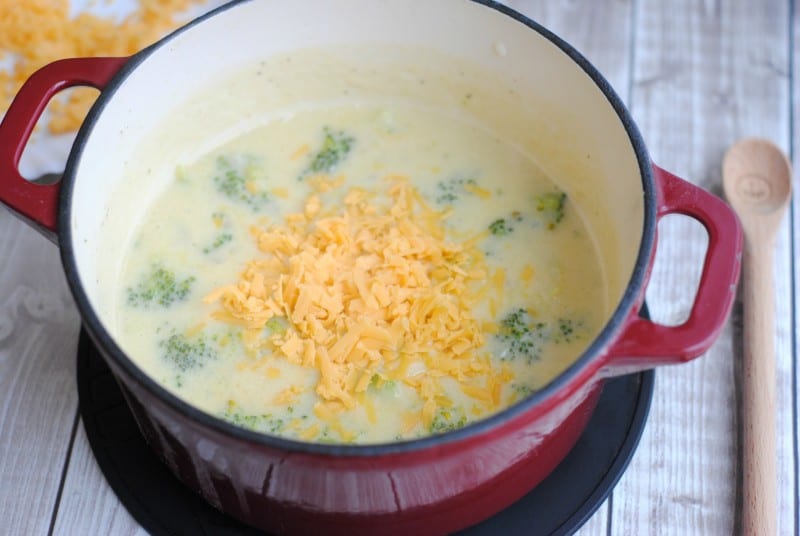 Creamy Cheesy Broccoli Soup is a classic meal that everyone loves. I, especially, love that kids will eat broccoli easily when in this delicious soup. - Teaspoon of Goodness