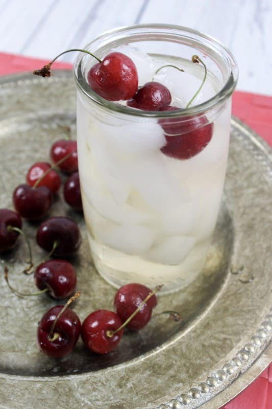 Using simple ingredients, my Cherry Sangria recipe is light and refreshing. - Teaspoon of Goodness