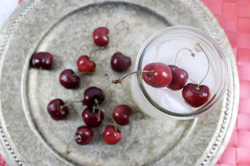 Using simple ingredients, my Cherry Sangria recipe is light and refreshing. - Teaspoon of Goodness