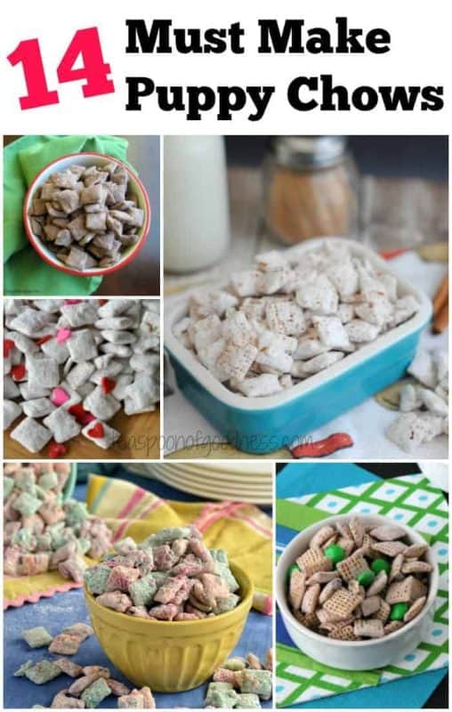 A roundup of the 14 best puppy chow recipes on the internet. 