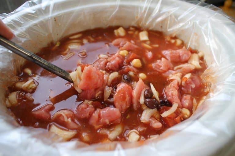 Slow Cooker Pork & Black Bean Chili Teaspoon Of Goodness