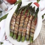 Bacon wrapped asparagus for an easy and delicious side dish recipe.