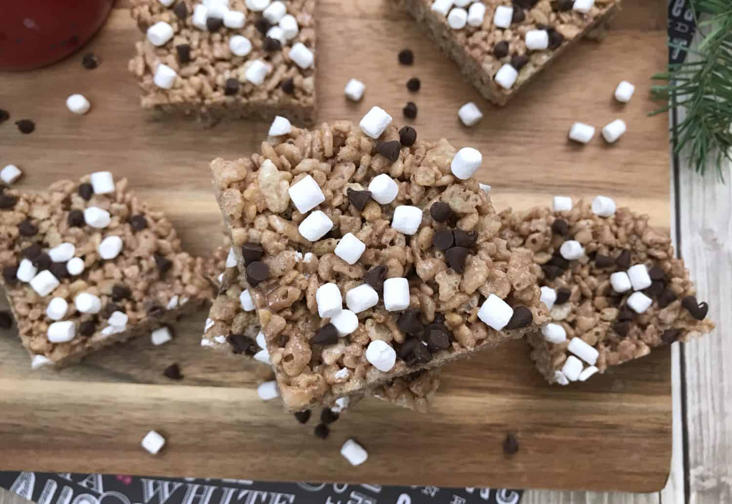 Hot Cocoa Rice Krispies Treats Teaspoon Of Goodness