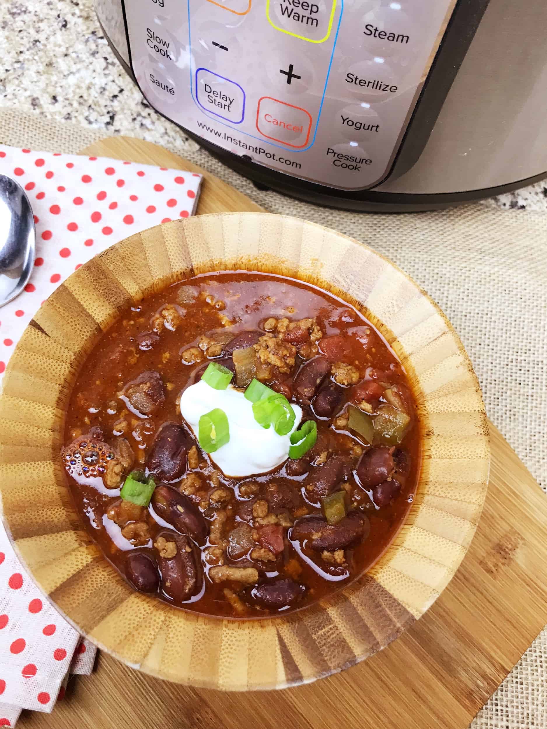 Instant Pot Chili With Ground Beef Recipe Teaspoon Of Goodness